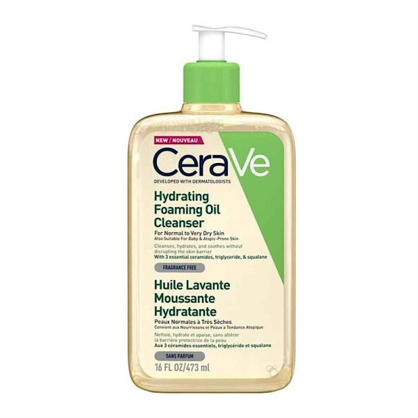 فوم شستشوی روغنی سراوی Cerave Hydrating Foaming Oil ارایشی کلبه نیک