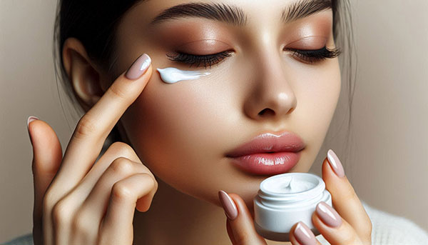 کاهش تیرگی دور چشم با کرم دور چشم