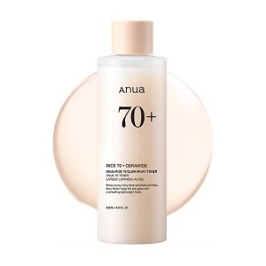 تونر روشن کننده و آبرسان برنج آنوا Anua Rice 70 Glow Milky Toner