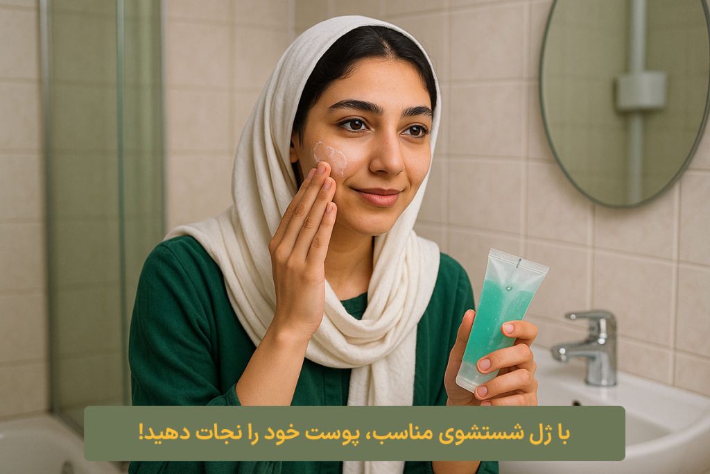با ژل شستشوی مناسب، پوست خود را نجات دهید! کلبه نیک