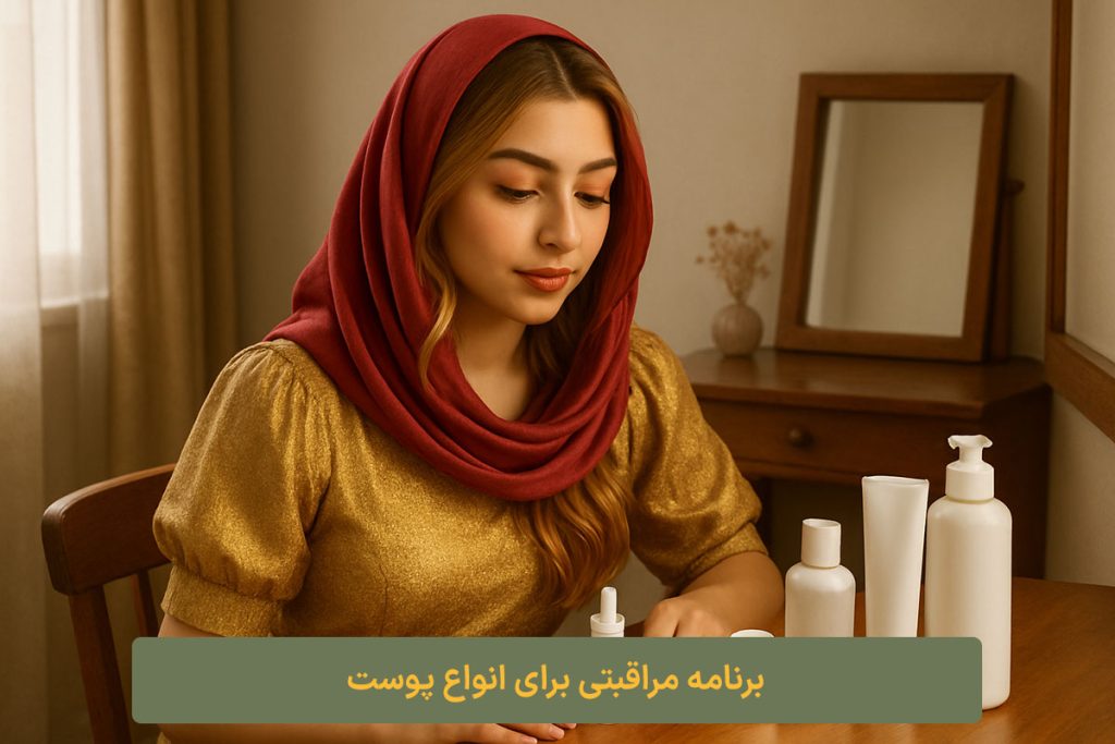 برنامه مراقبتی برای انواع پوست کلبه نیک