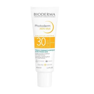 ضد آفتاب بایودرما مدل فتودرم آکنه مت SPF30 حجم 40 میل کلبه نیک