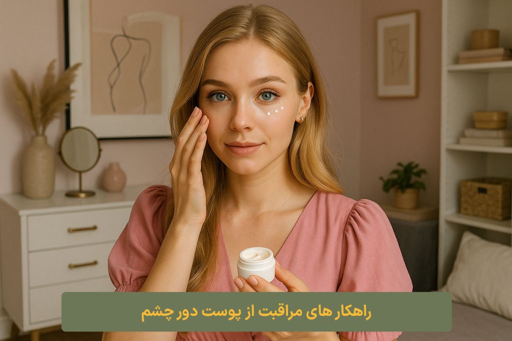 راهکار های مراقبت از پوست دور چشم کلبه نیک