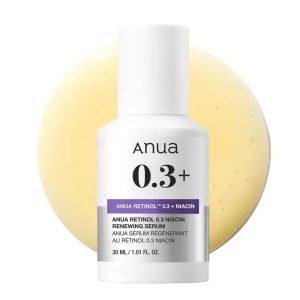 سرم احیاکننده پوست آنوا حاوی رتینول 0.3% و نیاسینامید حجم 30 میل کلبه نیک