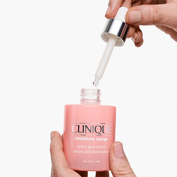 سرم آبرسان و روشن کننده مویسچر سرج کلینیک حجم 30 میل Clinique Moisture Surge Active Glow Serum - Image 3
